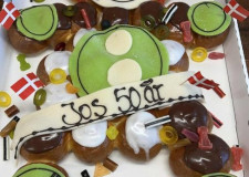 Kagemand / kone af teboller