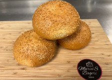 Spansk rundstykke m. sesam